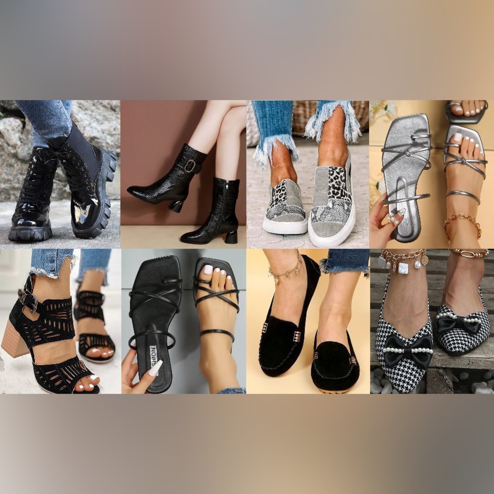 Wholesale Lot of 10 Women’s Shoes Sandals Sneakers Heels Boots Variety NEW